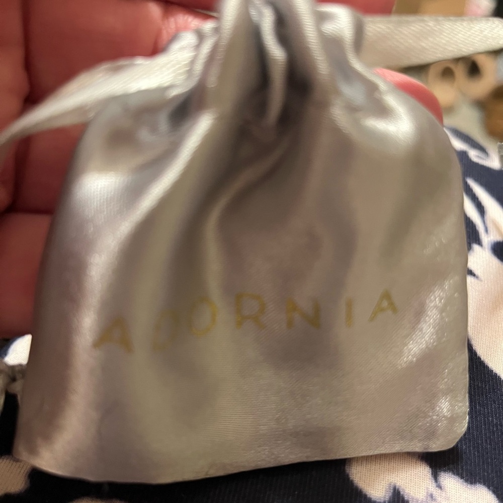 Adornia Brass / 14K Gold Plated “S” Initial Necklace NWT - Picture 4 of 4